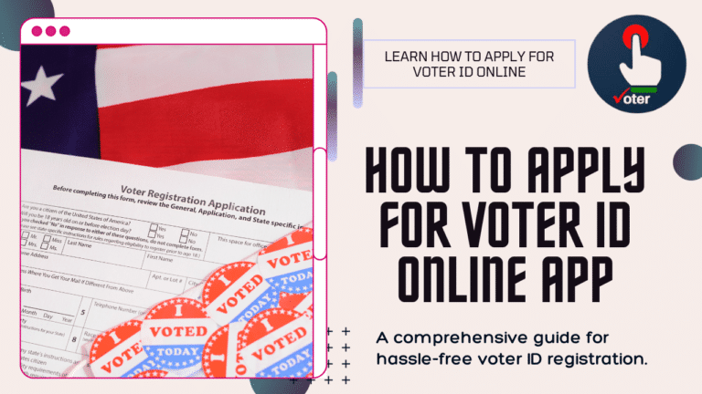 How to Apply Voter ID Online