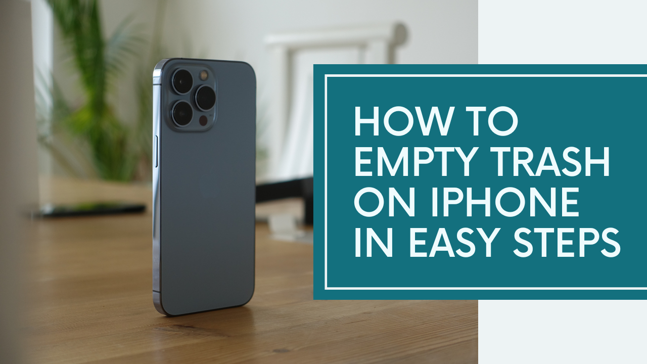 how to empty trash on iphone