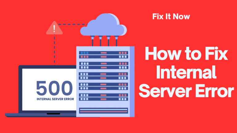Fix Internal Server Error