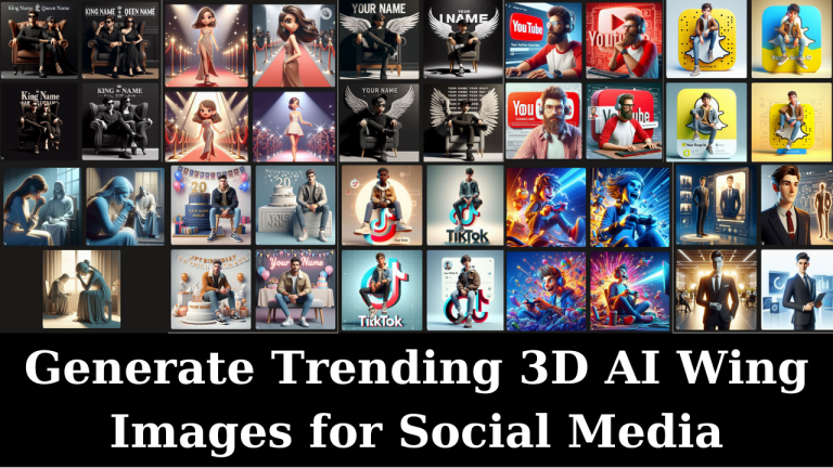 Generate Trending 3D AI Wing Images for Social Media