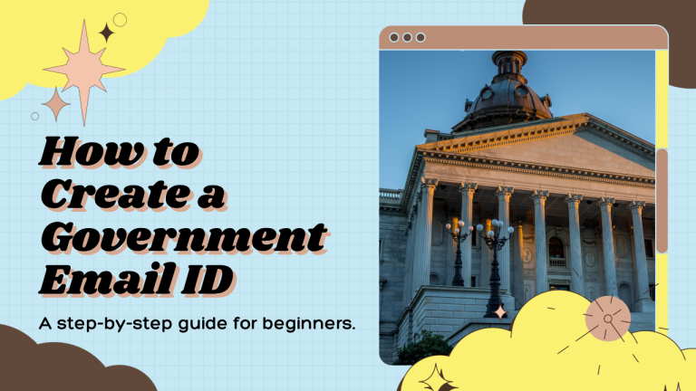 how to create gov in email id