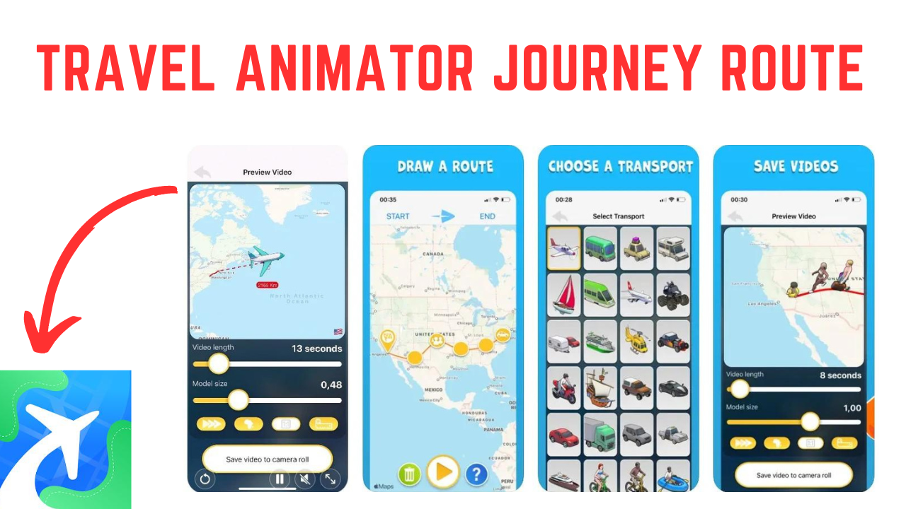 Travel Animator Journey Route