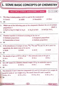 chemistry 1 mark images 1 AP Inter 1st Year Chemisty Bullet Q 2026