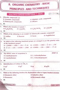 chemistry 1 mark images 24 AP Inter 1st Year Chemisty Bullet Q 2026